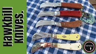 Hawk-bill knives, a few of my favourites.