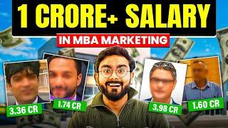 How these MARKETING MBAs earn 1 CRORE Salary @ less than 40 years of age in India?