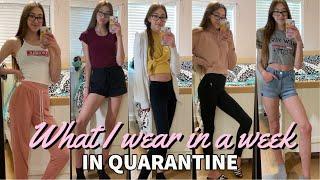 What I wear in a week in quarantine // OOTW