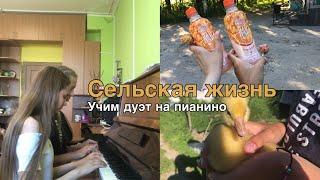 Наш 2 день в селе. Учим дуэт на пианино. Всё пошло наперекосяк. Жду Оскар, за самый нелепый случай.