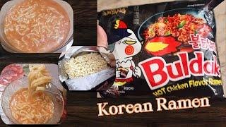 Korean Ramen | Buldak Hot Chicken Flavor Ramen | Spicy Noodles Review ️