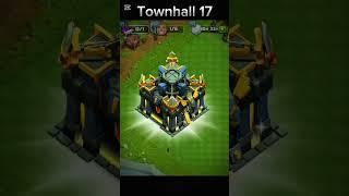 Townhall 16️to Townhall 17 #clashofclans #townhall17 #coc #shorts #AloneGamerz #foryou