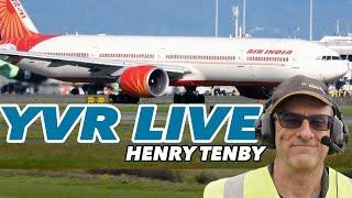 Vancouver Airport YVR Live plane spotting with Henry Tenby | OCT 10 2024