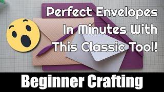 Crafter's Companion | The Enveloper Tool | Easiest way to make envelopes for beginner crafters!