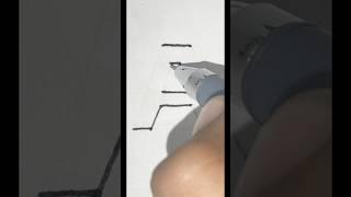 Draw very easy 3D drawing#ytshorts