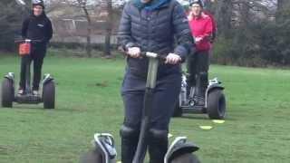 Claire on segway