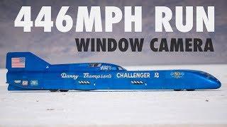 Danny Thompson's 446mph Speed Week Run - Window Cam