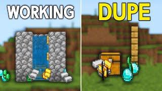 TOP 3 Working DUPLICATION GLITCHES in Minecraft Bedrock 1.21 !