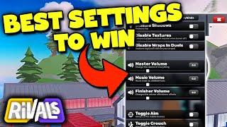 These Roblox RIVALS setting will WIN YOU EVERY GAME!