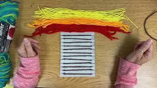 EASY cardboard WEAVING!