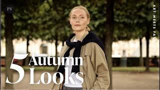 Chic Parisian Autumn: The Art-Inspired Wardrobe