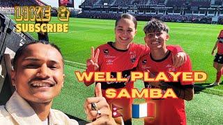 New year with Sabitra Bhandari didi in FRANCE (guingamp vs psg) part 1