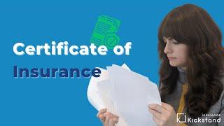 What is a certificate of insurance?