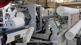 Household maxi roll paper embossing machine