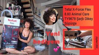 TEFAL X-FORCE FLEX 8.60 ANİMAL CARE TY9679 ŞARJLI DİKEY SÜPÜRGE KUTU AÇILIMI (ÇOK SEVİNDİMM)