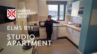 Studio Apartment in City Centre Accommodation - Elms BT1