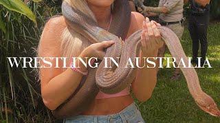 Australia to LA to Vegas to England... Life of a Pro Wrestler | VLOG