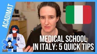 5 Pieces of Advice for Italian Medical School from Two Doctors