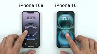 iPhone 16e vs iPhone 16 - SPEED TEST