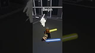 Can I beat a pro? #roblox #starwars #jedi #sabershowdown #lightsaber #fpy #robloxedit #gaming