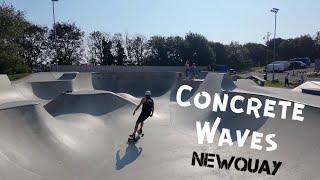 DJI Neo Concrete Waves Newquay!! Evolve Electric Skateboards and Insta One 360