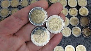 1500€ 222 euro's coin hunt  CC. Rarely found! Collectable coins.