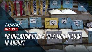 PH inflation drops to 7-month low in August | ANC