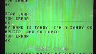 Tandy Color Computer 3 Commercial