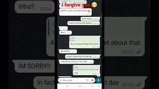 I forgive you