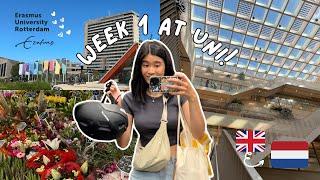 FIRST WEEK AT UNIVERSITY | week in my life at erasmus university rotterdam