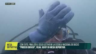 Con un examen final en Puerto Madryn, finalizó el ciclo lectivo de "Prócer Diver Jujuy"