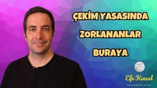 Çekim Yasasında Zorlananlar Buraya | Efe Kıncal