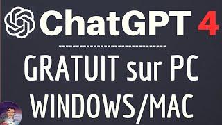 Chat GPT 4 GRATUIT et SANS COMPTE, comment utiliser Chat GPT 4 sur PC Windows et Mac avec Bing