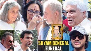 Shyam Benegal's FUNERAL: Emotional & Crying Naseeruddin, Javed, Shreyas, Ila Arun, Pratik, Boman