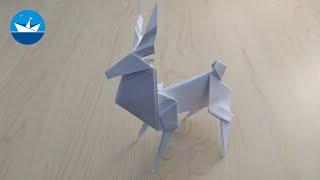 Олень из бумаги/Origami Deer from paper/Оригами