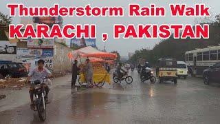 Rain Walk: Monsoon Adventure in Karachi, Pakistan | Full Mooni Vlogs!