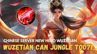 WOW! WU ZETIAN CAN BE A JUNGLER TOO | MOBILE LEGENDS | CHINESE SERVER