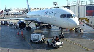 Delta Air Lines Boeing 757-200 N712TW DL 504 Boston-Los Angeles Economy Class Trip Report