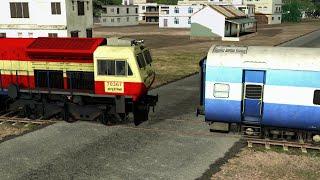 Three 1st AC Coaches Coupled & Shunting by NEW REPAINTED WDG4D AKTRAINS | Railworks 2022