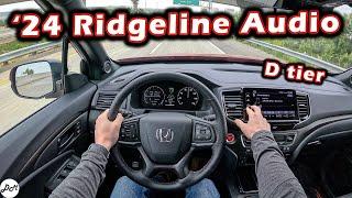 2024 Honda Ridgeline – 7-speaker Base Sound System Review (Sport, RTL, Trailsport)