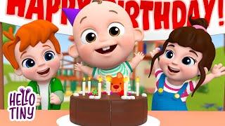 Happy Birthday Baby Song  - Hello Tiny Baby Songs