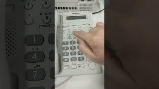 01. Cambio de fecha y hora en centralita Panasonic KX-TA308 usando Teléfono Panasonic KX-T7730