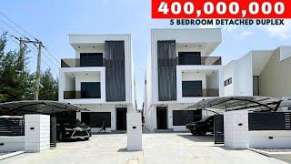 INSIDE THIS 400,000,000 MILLION NAIRA 5 BEDROOM DETACHED  DUPLEX IN LEKKI, LAGOS NIGERIA