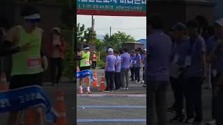 2024 서천한산모시마라톤대회 5km 남자부 1위 염동중 2위 김태식 17분00초(2등해서 딸래미한테 혼남ㅠ)