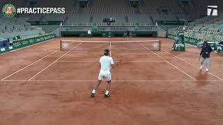 Rafael Nadal Full Practice at Roland Garros 2020 | Practice Pass