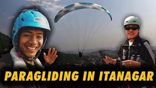 my first paragliding experience in itanagar #paragliding #arunachalpradesh # adventures