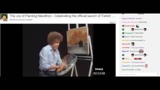 Bob Ross The Joy of Painting S31 E07 Twitch chat