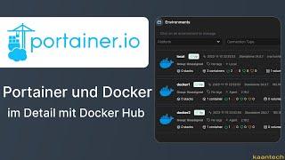 Portainer für Docker im Detail mit Docker Hub und ein paar Tipps