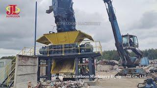 Metal Car Steel Aluminum shredding recycling Plant | Scrap metal Shredders Manufacturer