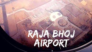 EPIC Areal View of Raja Bhoj Airport: Jet Airways Landing & Takeoff at Bhopal Airport